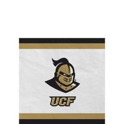 5" University of Central Florida (UCF) Knights Beverage Napkins (24ct) - SKU:112054 - UPC:708450589068 - Party Expo