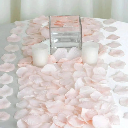 500 Pink Silk Rose Petals - Party Expo