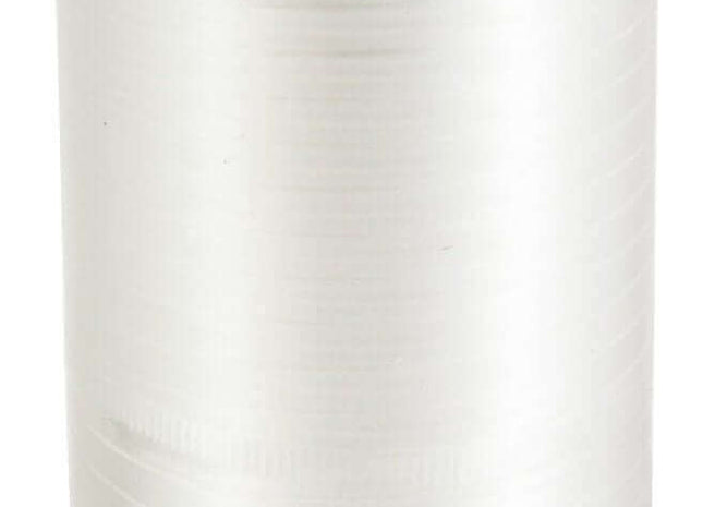 500yd Crimped Ribbon - White - SKU:20215 - UPC:026521019758 - Party Expo