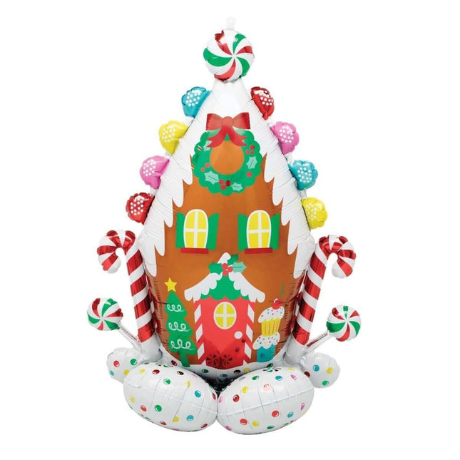 51" Gingerbread Airloonz - SKU:112456 - UPC:026635449144 - Party Expo