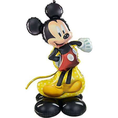 52" Mickey Mouse Forever Airloonz Standing Balloon (Air-Filled) - SKU:108870 - UPC:026635433716 - Party Expo