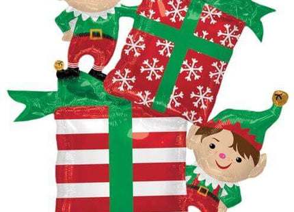 53" Christmas Elves Airloonz - SKU:4295311 - UPC:026635429535 - Party Expo