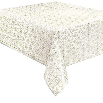 54" X 84" Modern Gold And Purple Foil Tablecover Party Expo  