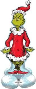 59" Christmas Grinch Airloonz Balloon - SKU:449298 - UPC:026635449298 - Party Expo