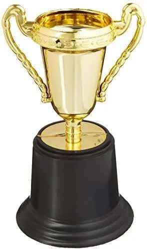 5" Gold Plastic Trophy Party Expo  