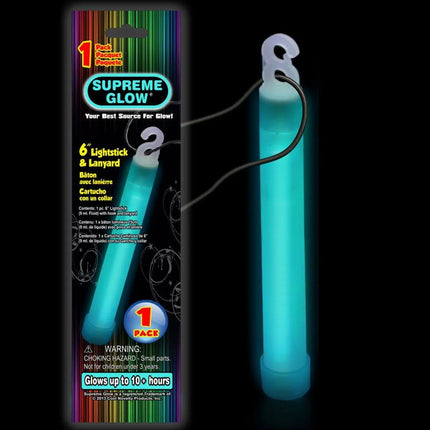 6" Aqua Glow Stick Party Expo  