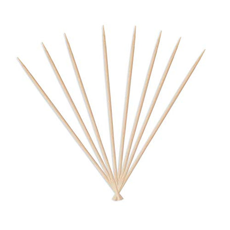 6" Bamboo Skewers (100ct) - SKU:N610073 - UPC:098382304854 - Party Expo