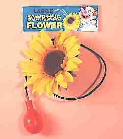 6" Giant Squirting Sunflower - SKU:54633 - UPC:721773546334 - Party Expo