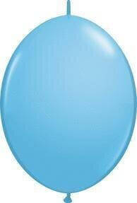 6" Qlink Pale Blue Latex Balloons - SKU:63568 - UPC:071444901857 - Party Expo