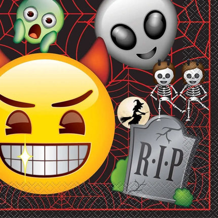 6.5" Emoji Halloween Paper Luncheon Napkins (16ct) Party Expo  