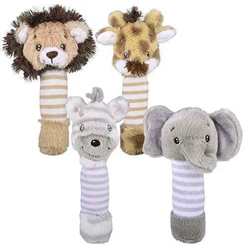 6.5" Infant Zoo Rattle ( 1 piece) Party Expo  