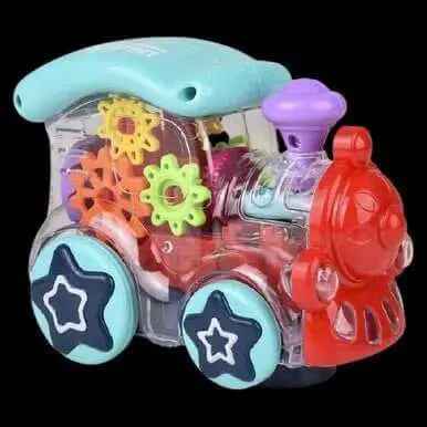 6.75" Light-Up Transparent Train Party Expo  