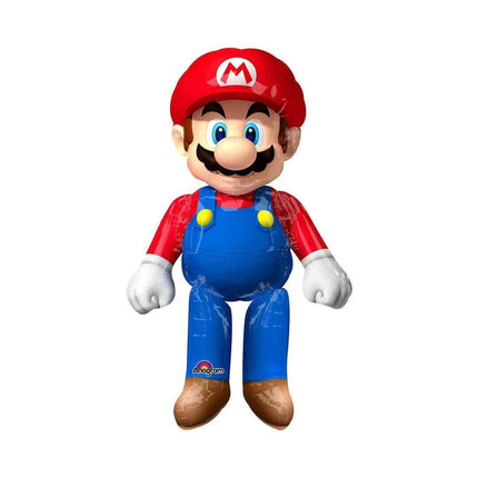 Super Mario - 60" Giant Mario AirWalker Balloon - SKU:79005 - UPC:026635323178 - Party Expo