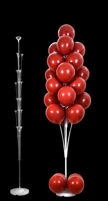 6ft Adjustable Balloon Tree Column - SKU:B438C - UPC:247649189363 - Party Expo
