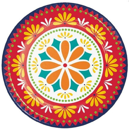 7" Fiesta Pottery Taco Plate - Party Expo