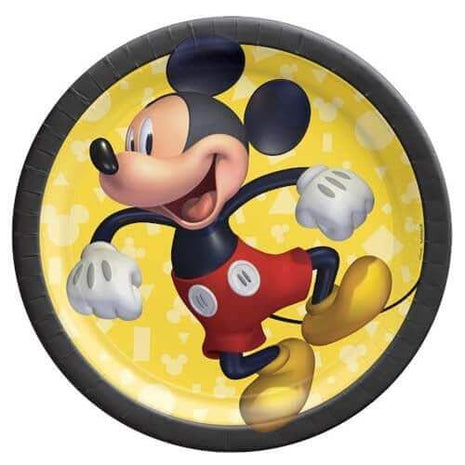 Mickey Mouse - 7" Forever Plates (8ct) - SKU:542480 - UPC:192937105030 - Party Expo