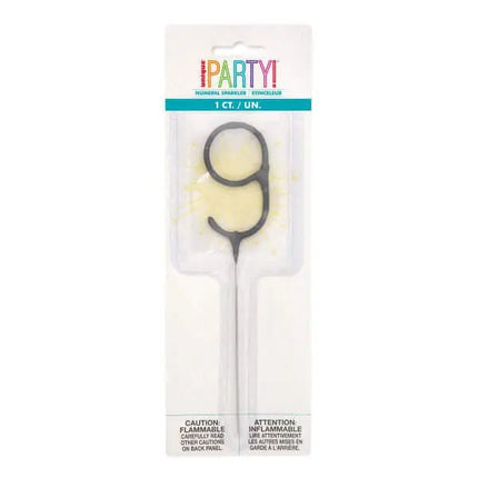 7" Number '9' Sparkler Party Expo  
