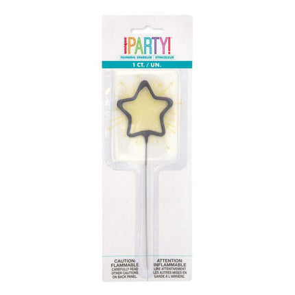 7" Star-Shaped Sparkler - SKU:34110 - UPC:011179341108 - Party Expo