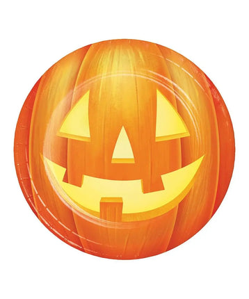 7" Pumpkin Party Dessert Plates (8ct) Party Expo  