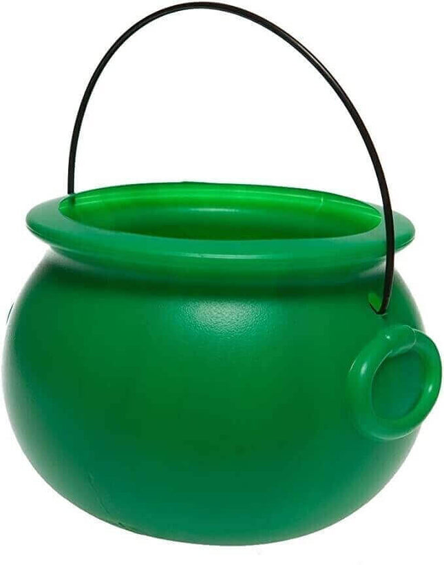 8" Cauldron Container - Green - SKU: - UPC:042465201080 - Party Expo