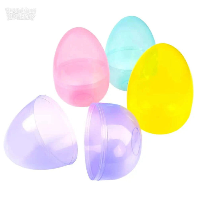 8" Jumbo Plastic Easter Eggs ( 4 count) - SKU:ZE-EGGS8 - UPC:097138863126 - Party Expo