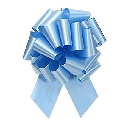 8" Pull Bow Ribbon - Pastel Blue - SKU:20828 - UPC:026521025292 - Party Expo