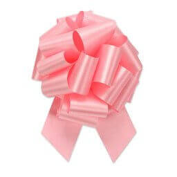 8" Pull Bow Ribbon - Pink - SKU:20831 - UPC:026521021614 - Party Expo