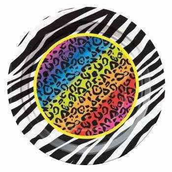 80's Party Decor 9" Plate Party Expo  