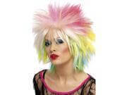 80s Attitude Wig, Multi-colored - SKU:42023 - UPC:5020570420232 - Party Expo