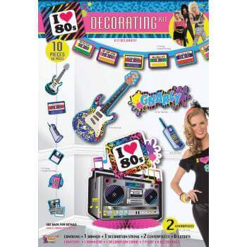 80's Party Decorating Kit - Party Expo