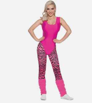 80'S Workout (Leotard, Leggings and Leg Warmers) - SKU:30740 - UPC: - Party Expo