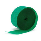 81' Crepe Streamer - Holiday Green - SKU:7577 - UPC:708450508571 - Party Expo