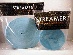 81' Crepe Streamer - Ice Blue - SKU:7571 - UPC:708450508434 - Party Expo