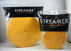 81' Crepe Streamer - Buttercup Yellow Party Expo  