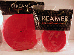 81' Crepe Streamer - Hot Pink Party Expo  