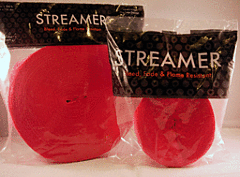 81' Crepe Streamer - Hot Pink Party Expo  