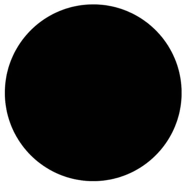 84in. Round Plastic Tablecover - Black - Party Expo