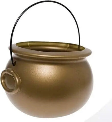 8" Cauldron Container - Gold Party Expo  