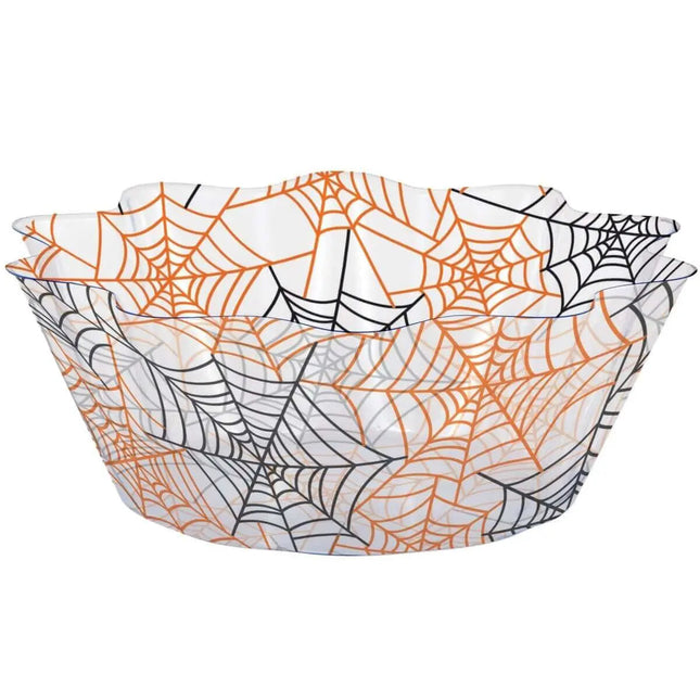 8" Halloween Spider Web Bowl Party Expo  