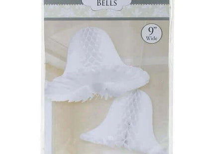 9" Honeycomb White Bells - SKU:29222.080000000002 - UPC:048419596769 - Party Expo