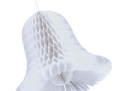 9" Honeycomb White Bells - SKU:29222.080000000002 - UPC:048419596769 - Party Expo