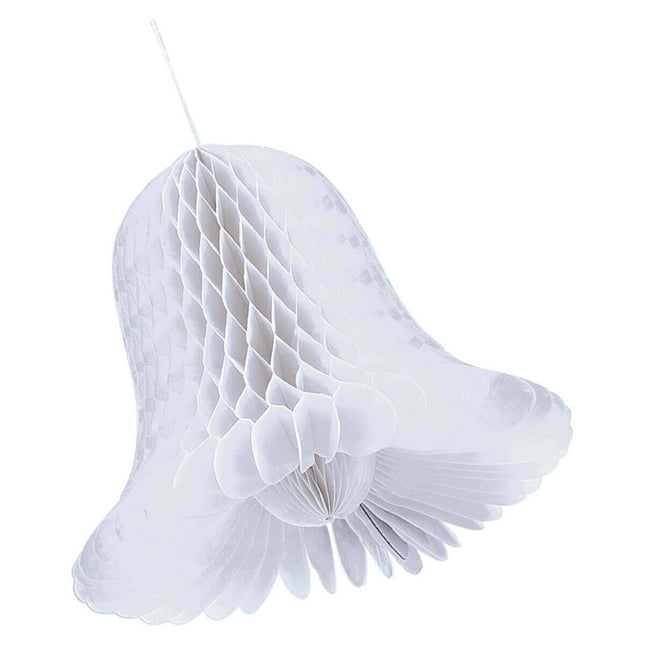 9" Honeycomb White Bells - SKU:29222.080000000002 - UPC:048419596769 - Party Expo