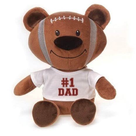 9" Sports Bears with #1 Dad - SKU:FI-5270 - UPC:091671405270 - Party Expo