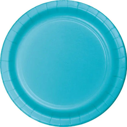 9" Bermuda Blue Plates (8ct) Party Expo  