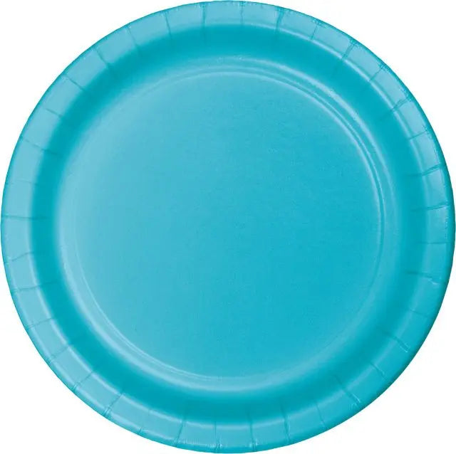 9" Bermuda Blue Plates (8ct) Party Expo  