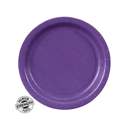 9" Dinner Plates - Purple (24ct) Party Expo  