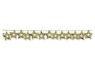 9ft Confetti Garland Stars - Gold - SKU:031015- - UPC:073525777757 - Party Expo