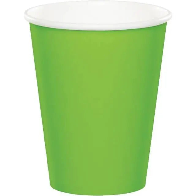9oz Fresh Lime Paper Cups (8ct) - Party Expo