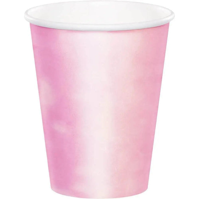 9oz Iridescent Paper Cups (8ct) - Party Expo