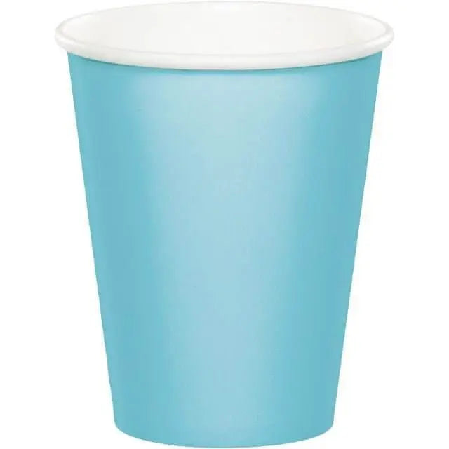 9oz Pastel Blue Paper Cups (8ct) - Party Expo